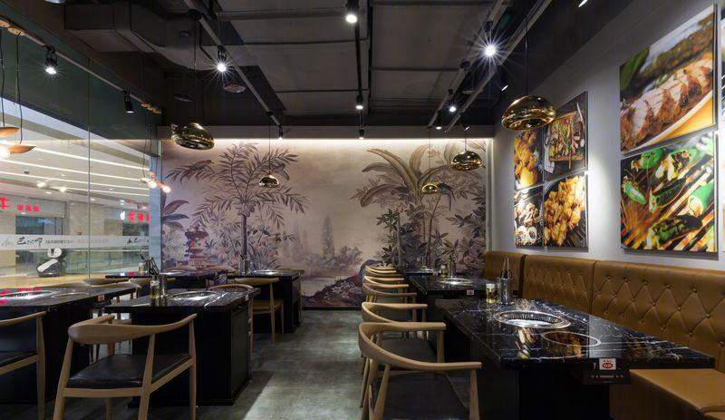 成都巴比叩烤肉店 | 年轻时尚的经济型自助餐饮设计-28