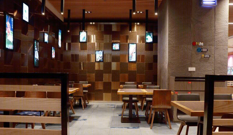 印象城一口组日本料理 | 水泥砖元素打造安静空间-16