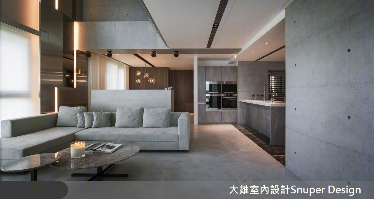 大雄設計--70坪三房現代風-4