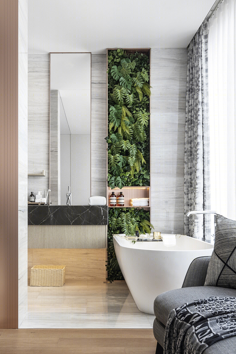 李娜设计咸阳外滩一号样板间 打造空中庭院江景豪宅-49