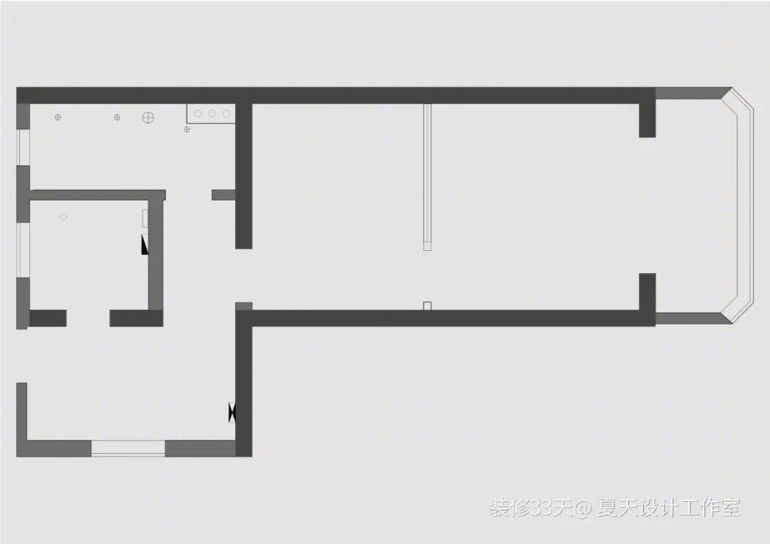 上海 34 平老屋改造丨中国上海丨夏天设计工作室-3