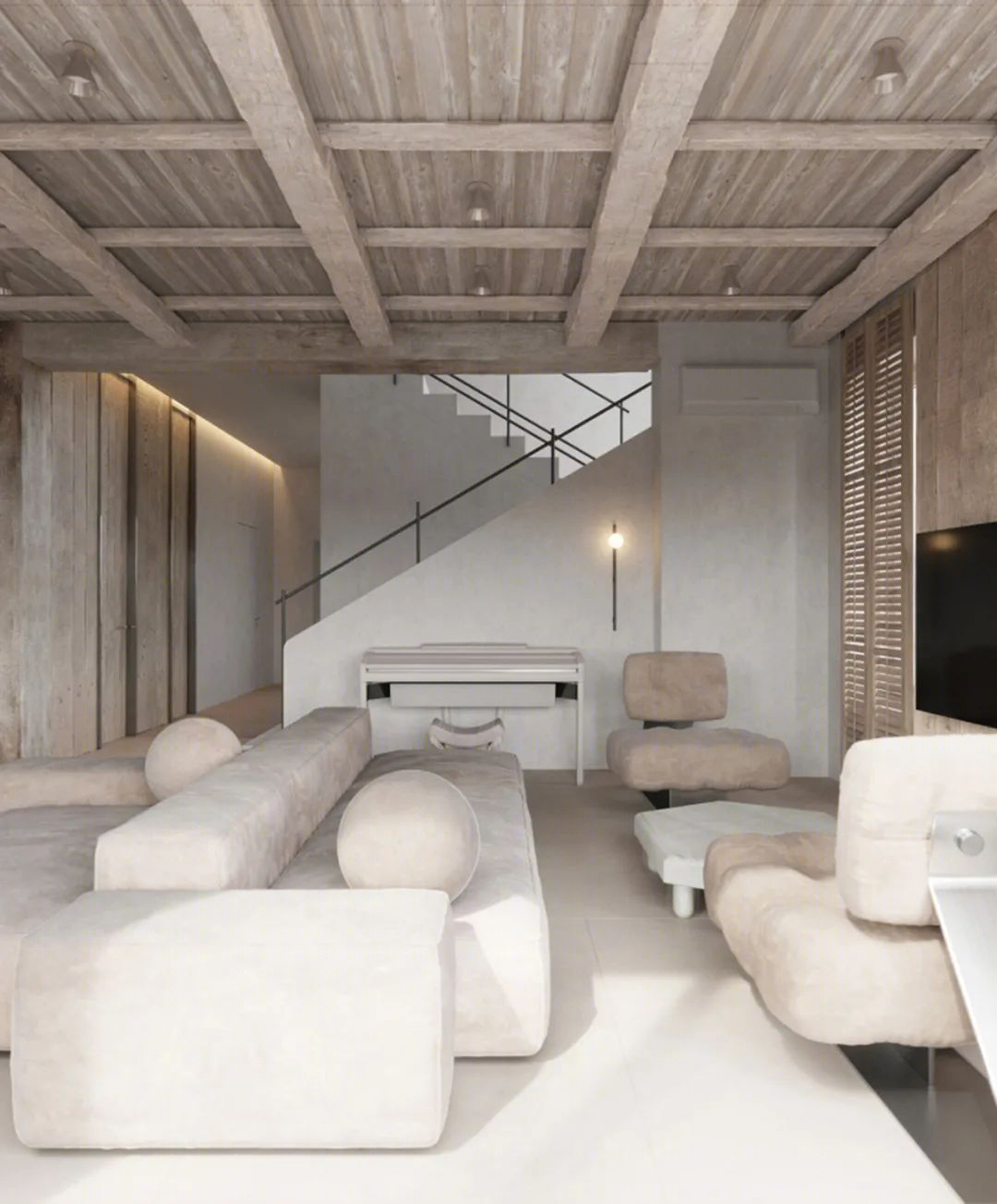 自然淳朴的乡间住宅设计丨HE.D GROUP STUDIO-20