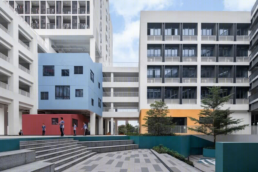 深圳市龙华区行知中学丨中国深圳丨筑博设计-63