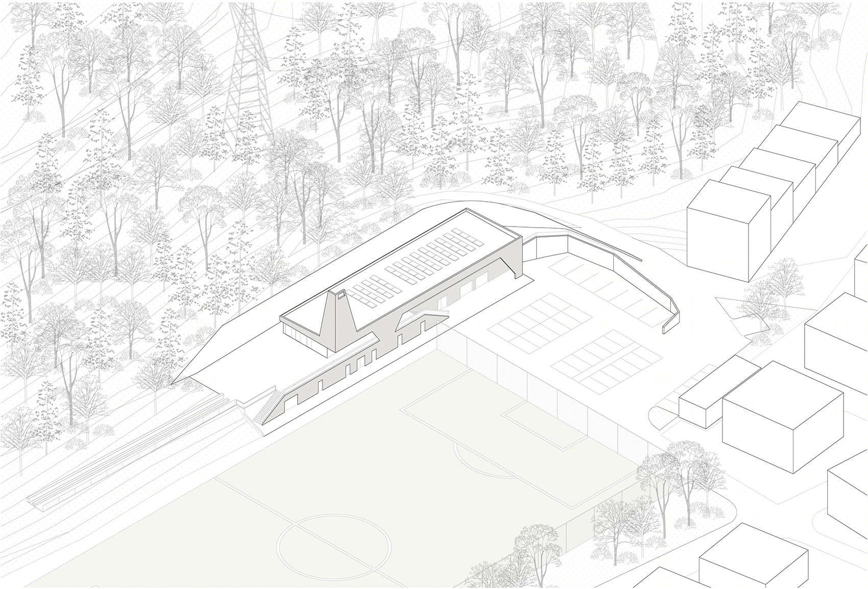 意大利南蒂罗尔 Fieldhouse 体育场馆丨MoDusArchitects-11