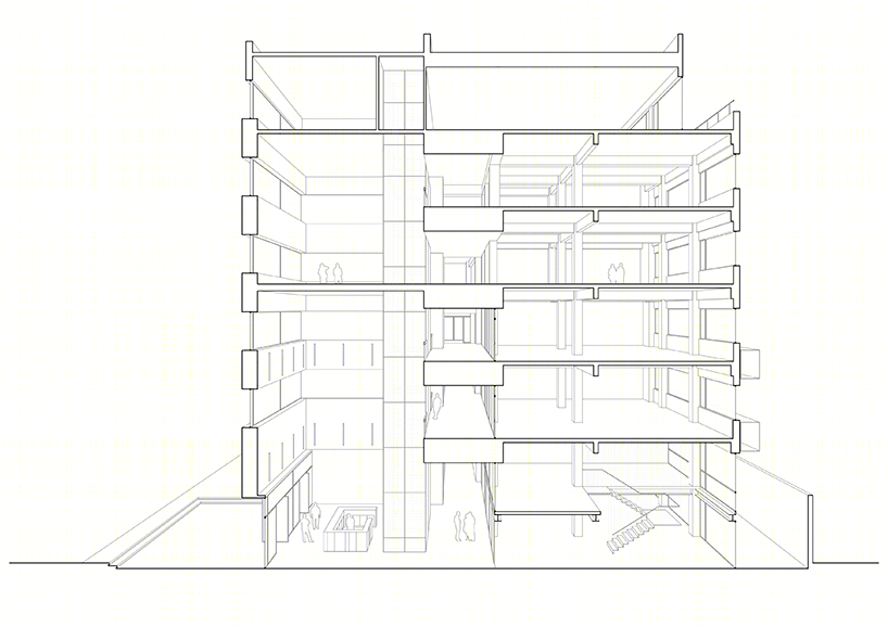 MASS DESIGN 办公建筑案例 | 流动感立面与多元户型-15