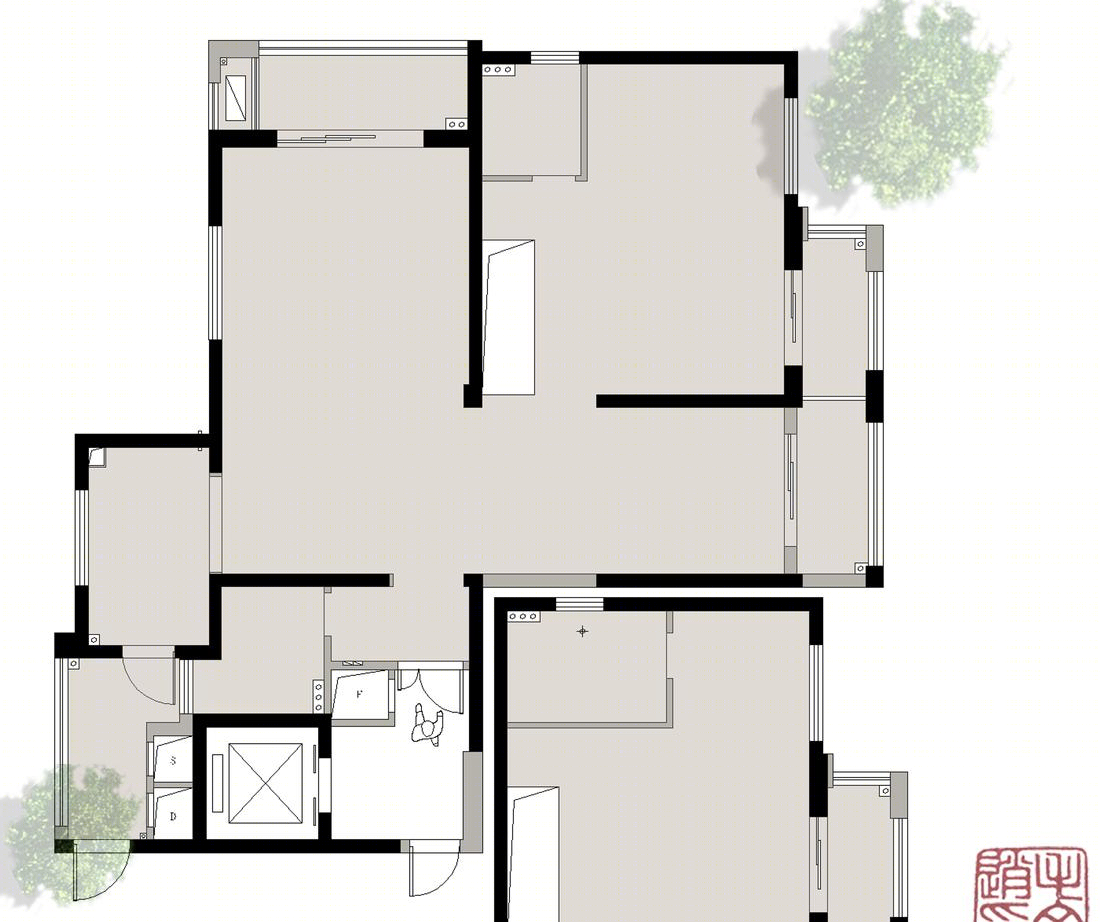 简约温馨家庭住宅设计-0