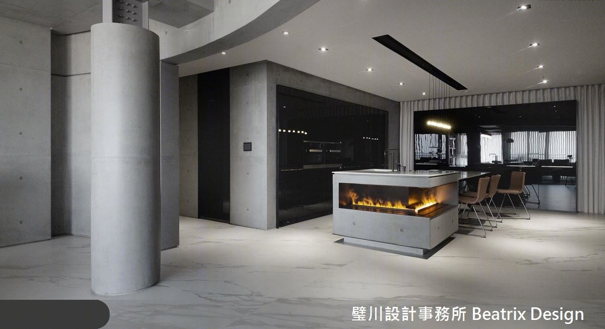 致敬安藤忠雄,80 坪现代宅展现清水模魅力-13