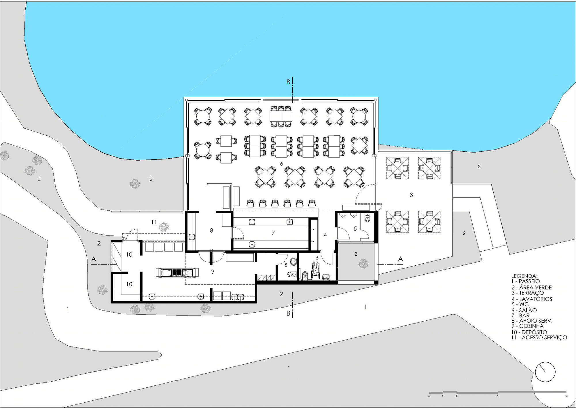 巴西圣保罗市湖滨餐厅丨mass arquitetura与 Norea De Vitto-37