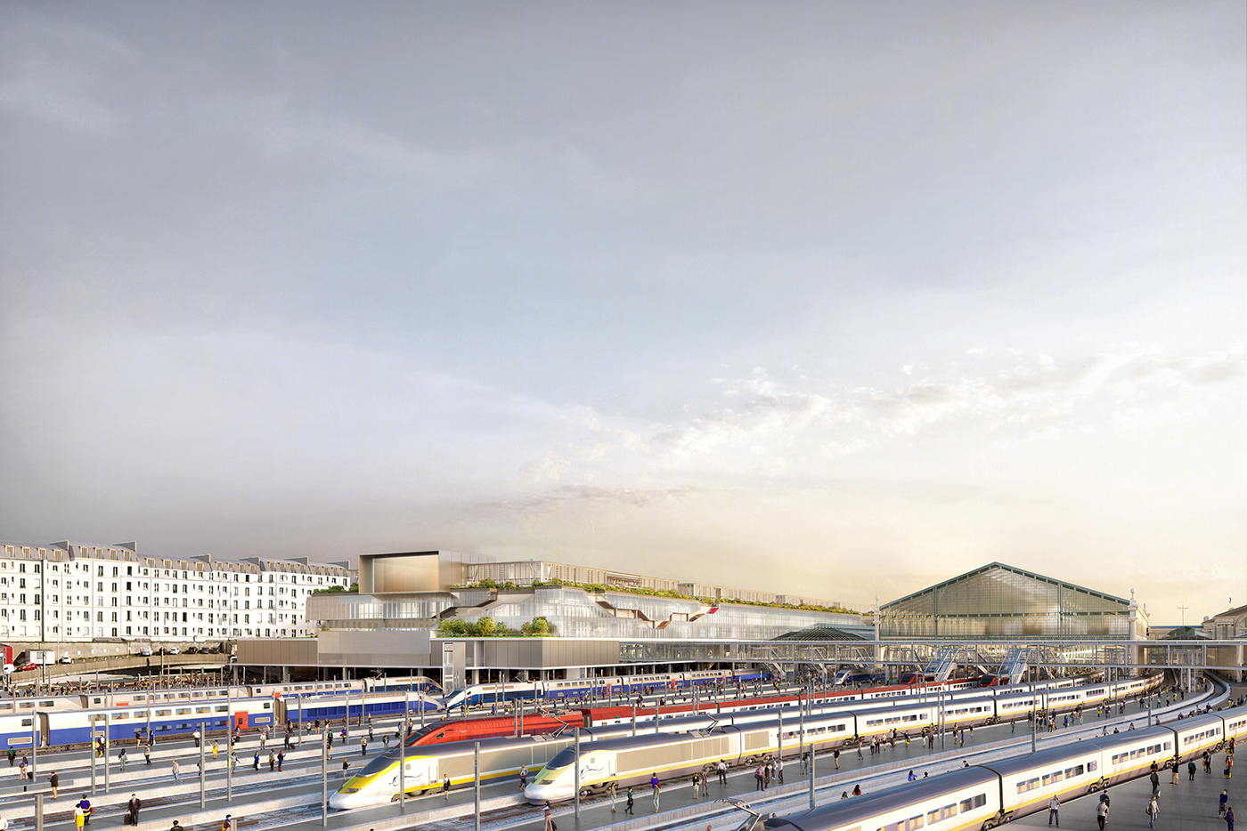 巴黎 GARE DU NORD 现代化火车站设计丨法国巴黎丨Neiko Srl-7