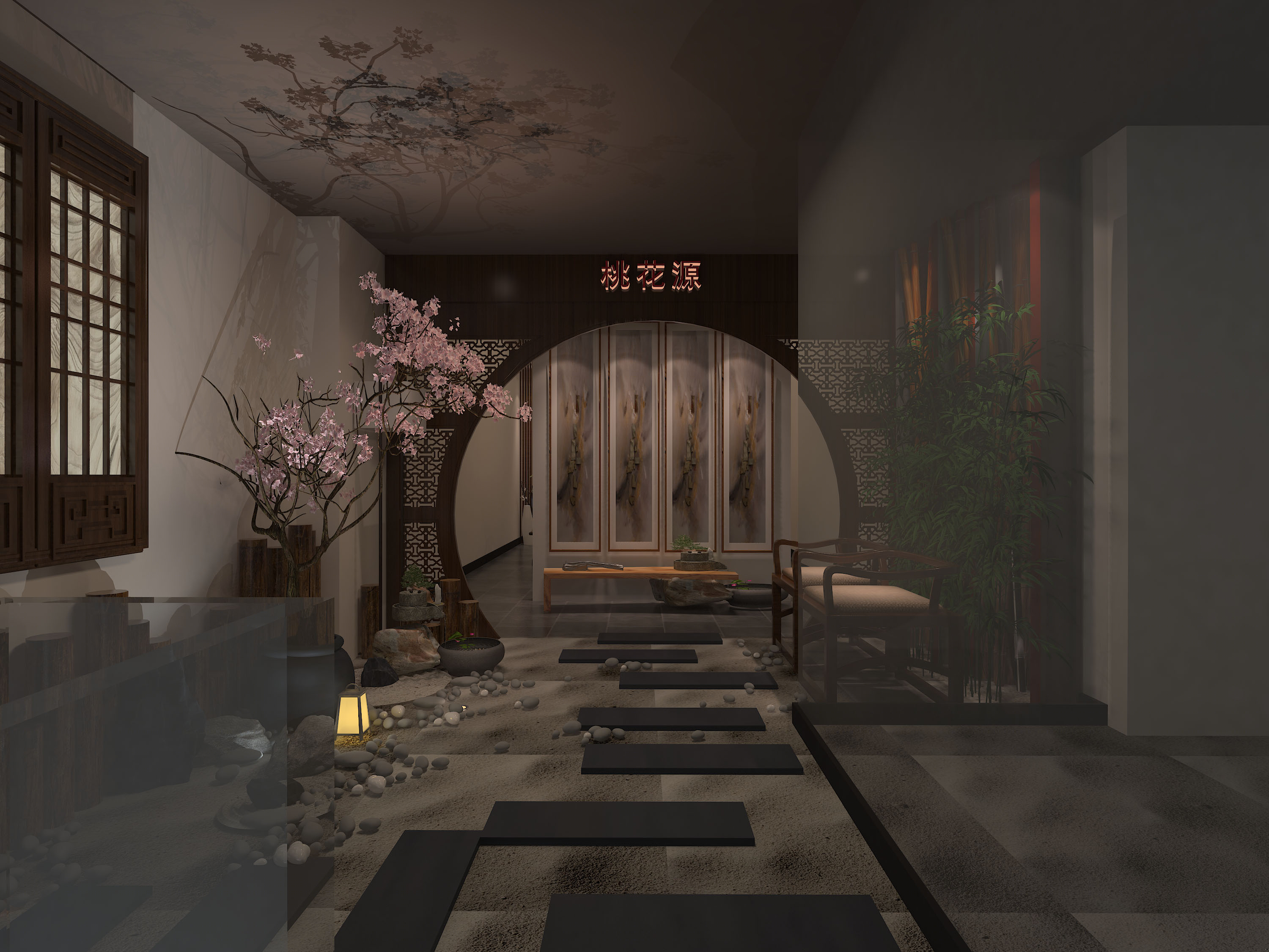 新中式休闲区-11