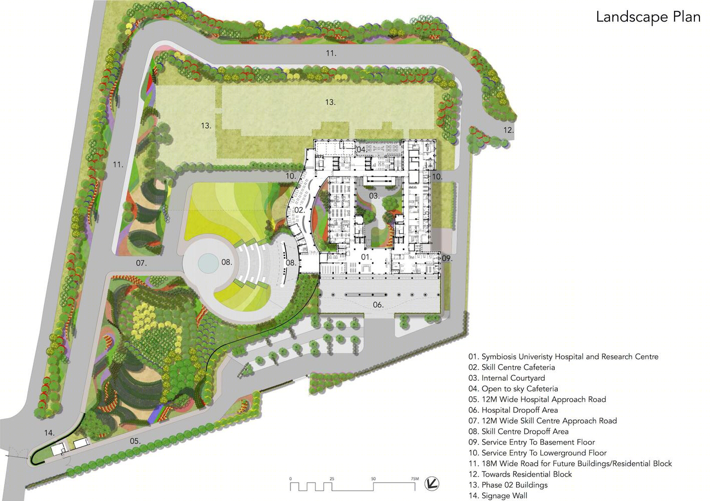 印度共生大学医院和研究中心丨IMK Architects-15