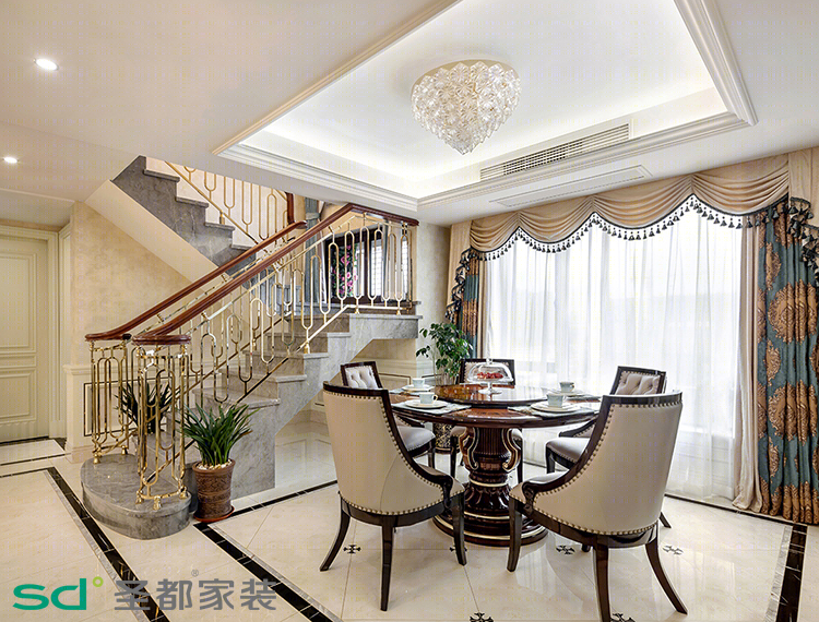 金地天逸 200㎡欧式 LOFT丨中国杭州丨圣都家居装饰有限公司-22