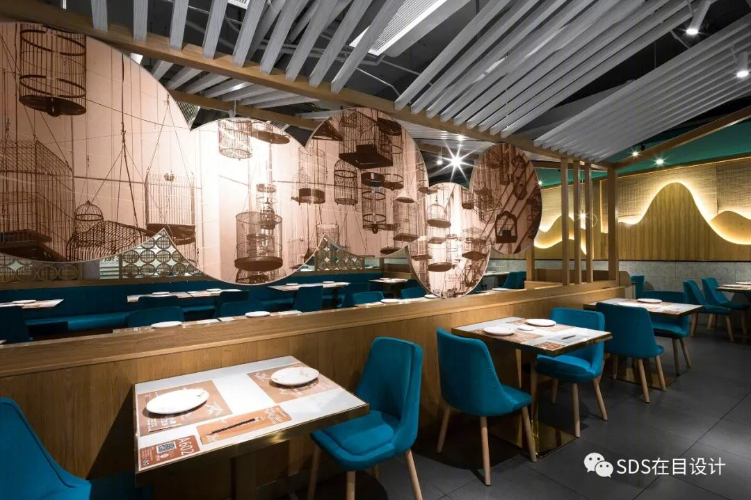 丹霞地貌融入餐厅,呈现简约原生态就餐体验-25