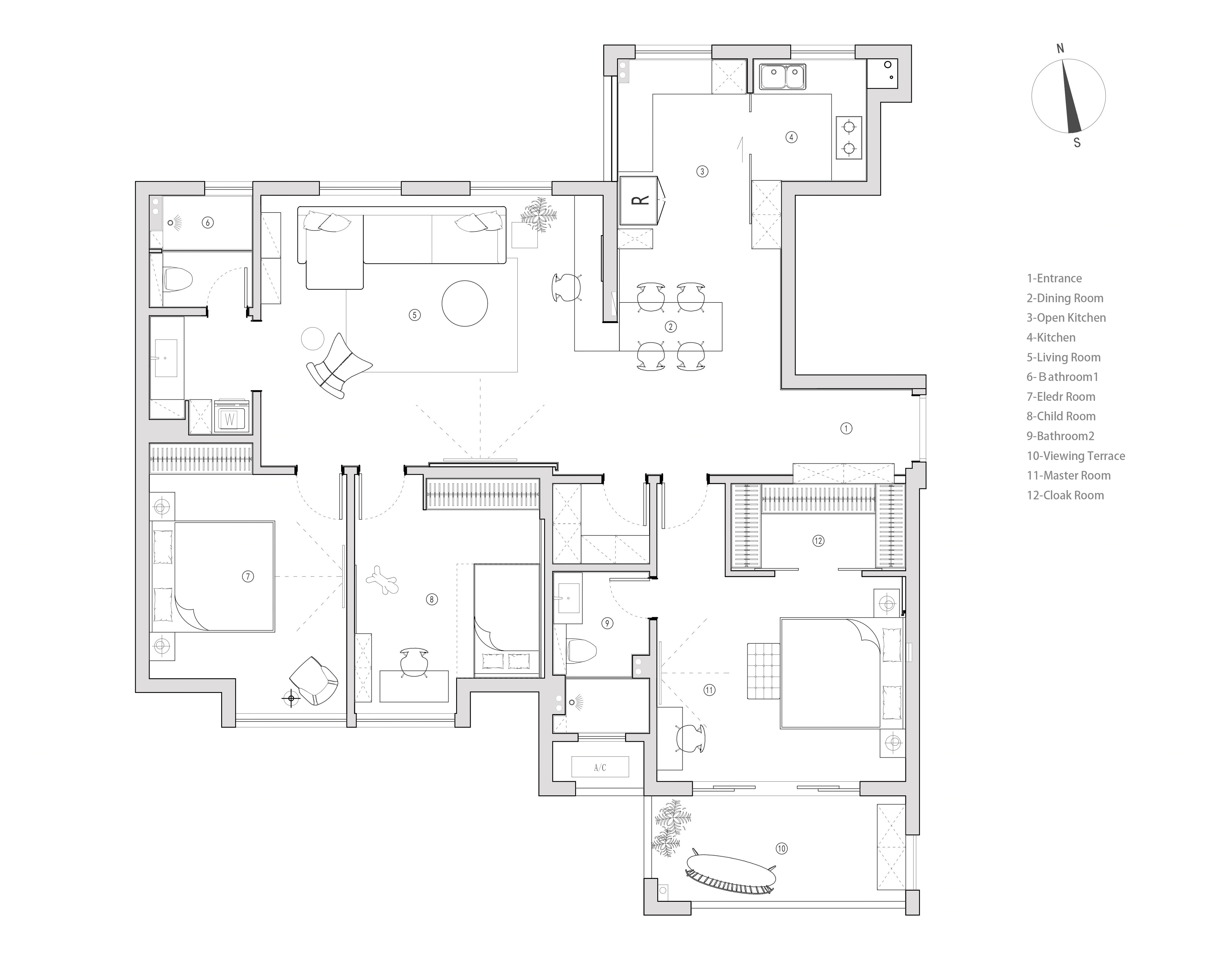 光影交错的杭州公寓丨中国杭州丨夏伟-4