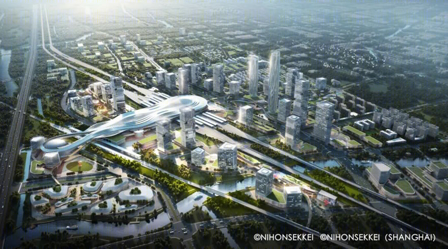 上海松江枢纽地区城市设计项目丨中国上海丨株式会社日本设计,日宏(上海)建筑设计咨询有限公司-12