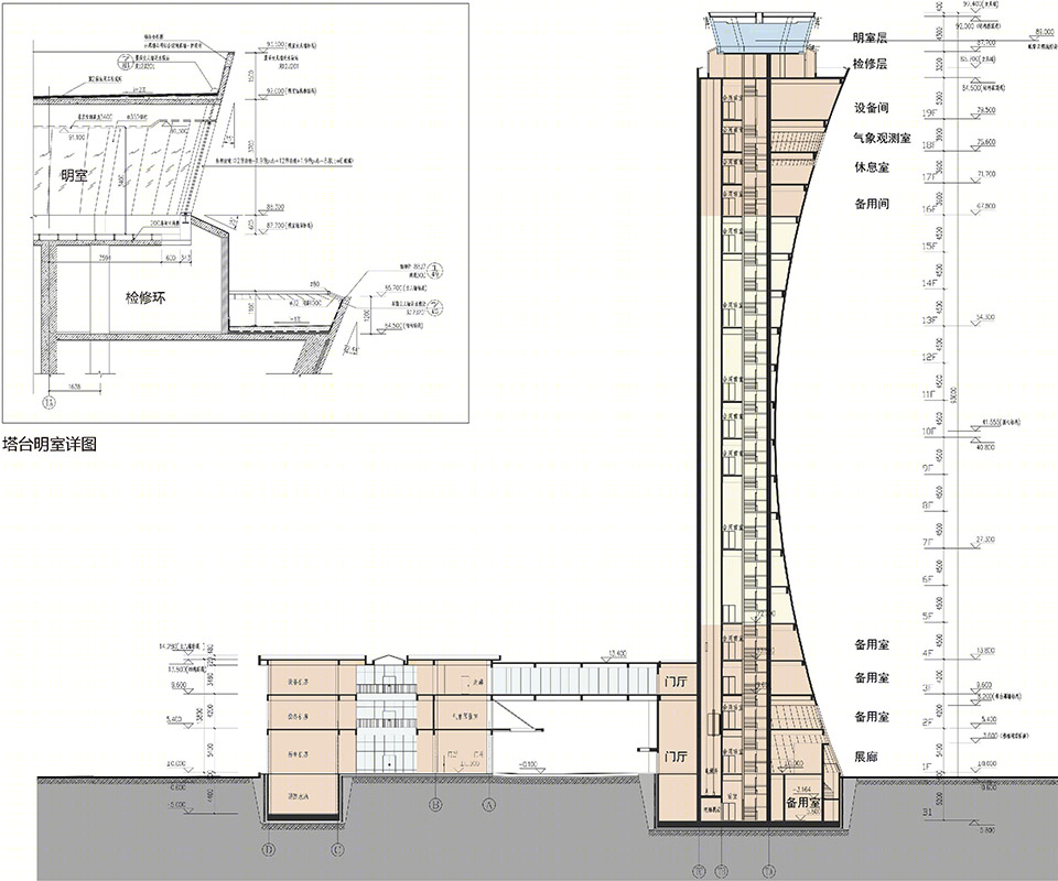 郑州新郑国际机场新塔台建筑-25