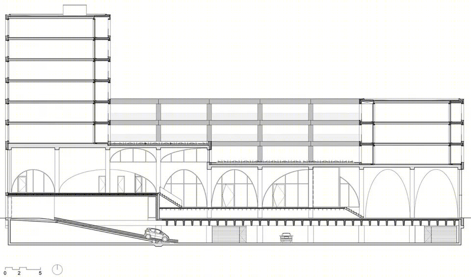 阿姆斯特丹 Westbeat 住宅综合体 | 拱形空间打造城市新地标-43