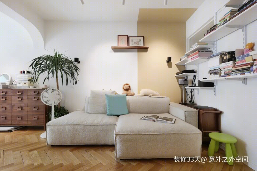 上海 60 平老房简约艺术空间改造丨中国上海丨意外之外空间(上海)-23