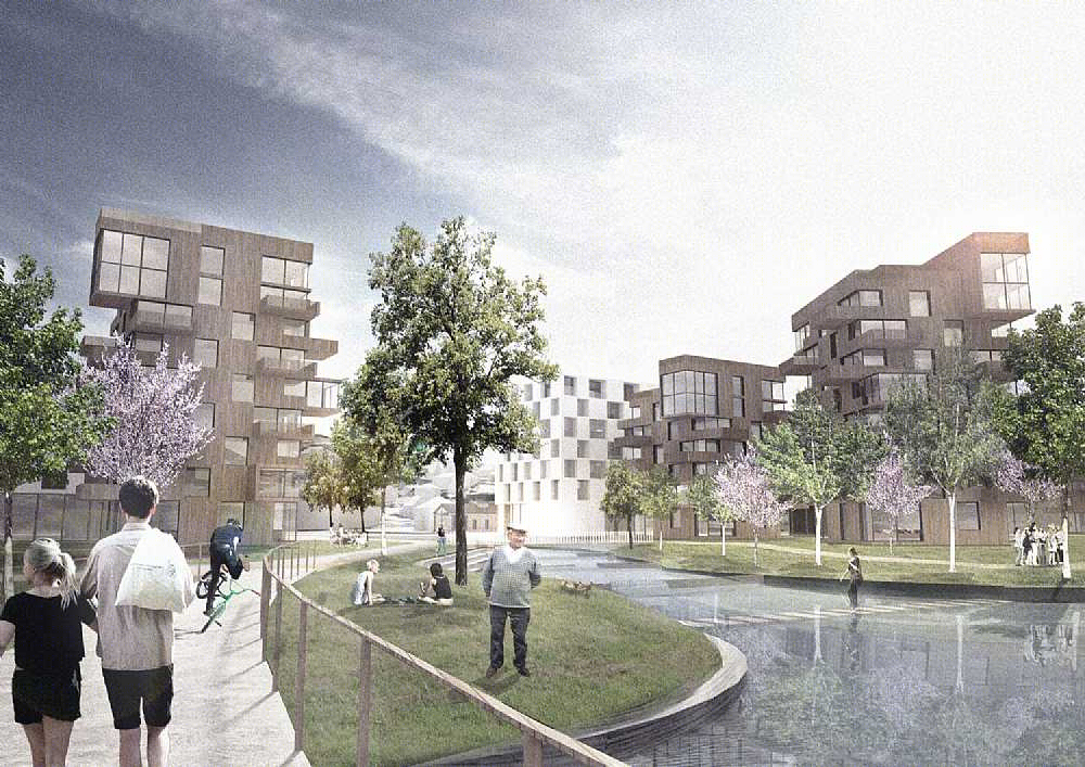 挪威 Algard Gjesdal 市中心区景观设计-14