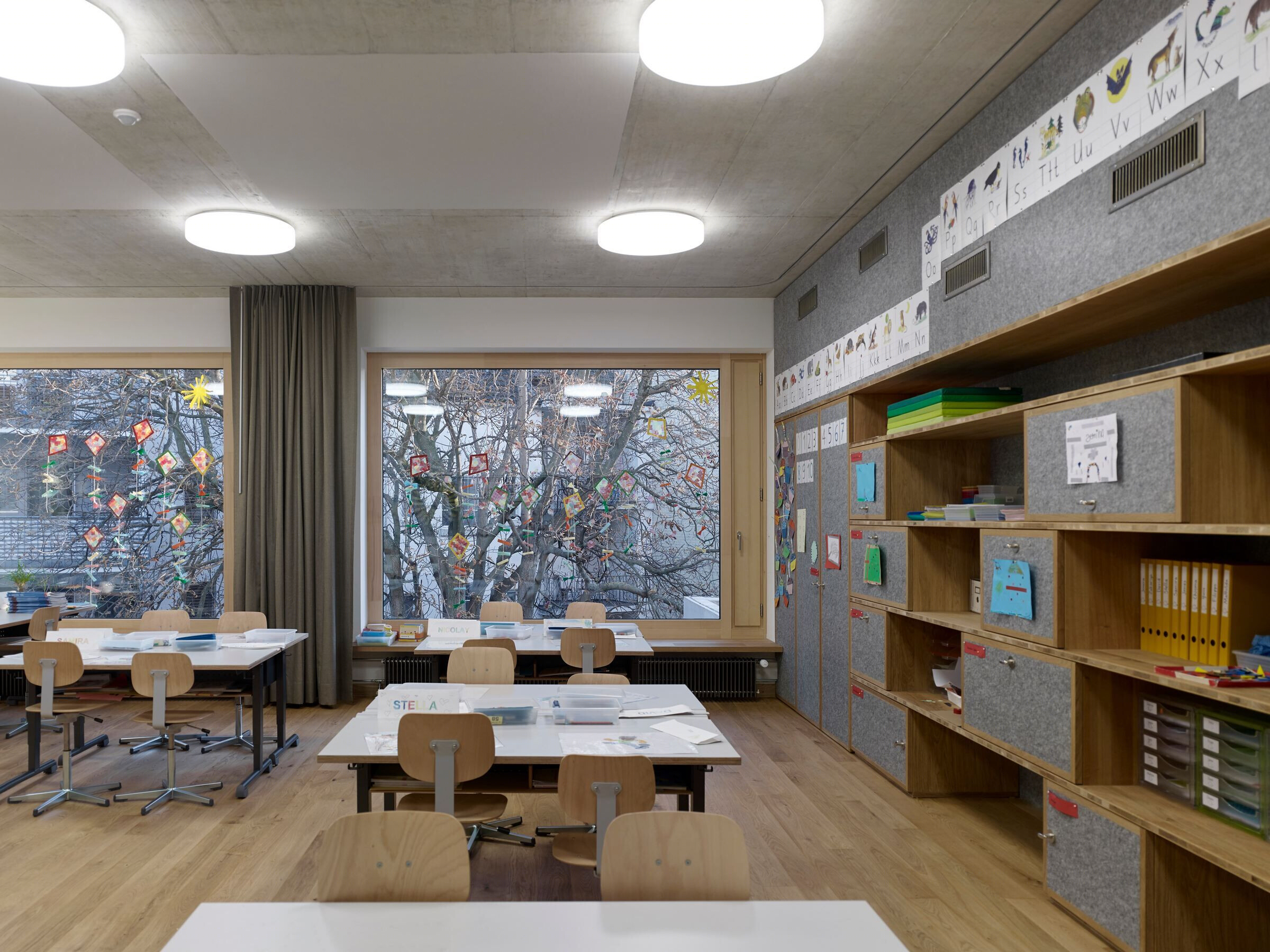 瑞士巴塞尔阶梯式学校建筑设计丨Luca Selva AG-7