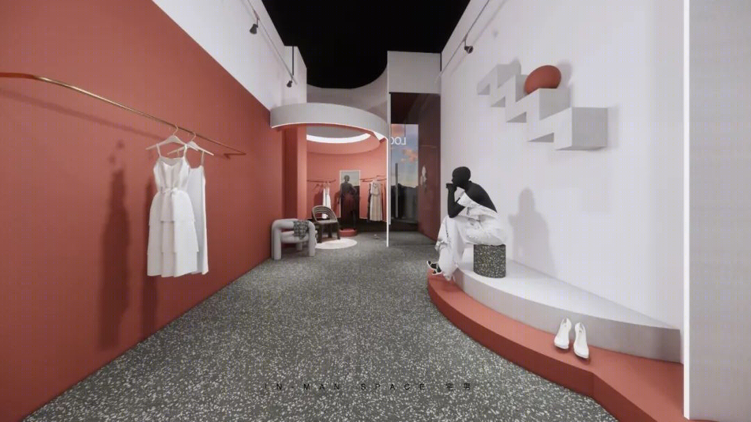 内江 57㎡简约服装店,宅男空间设计展现“小撞大”魅力-24