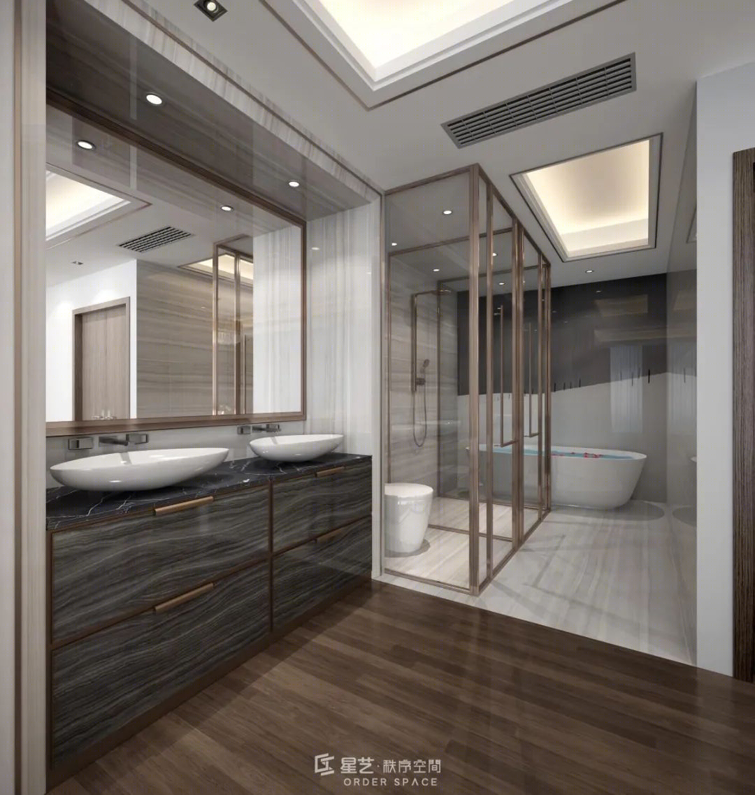广州万科城现代简约家居设计丨中国广州丨星艺装饰设计事务所秩序空间-21