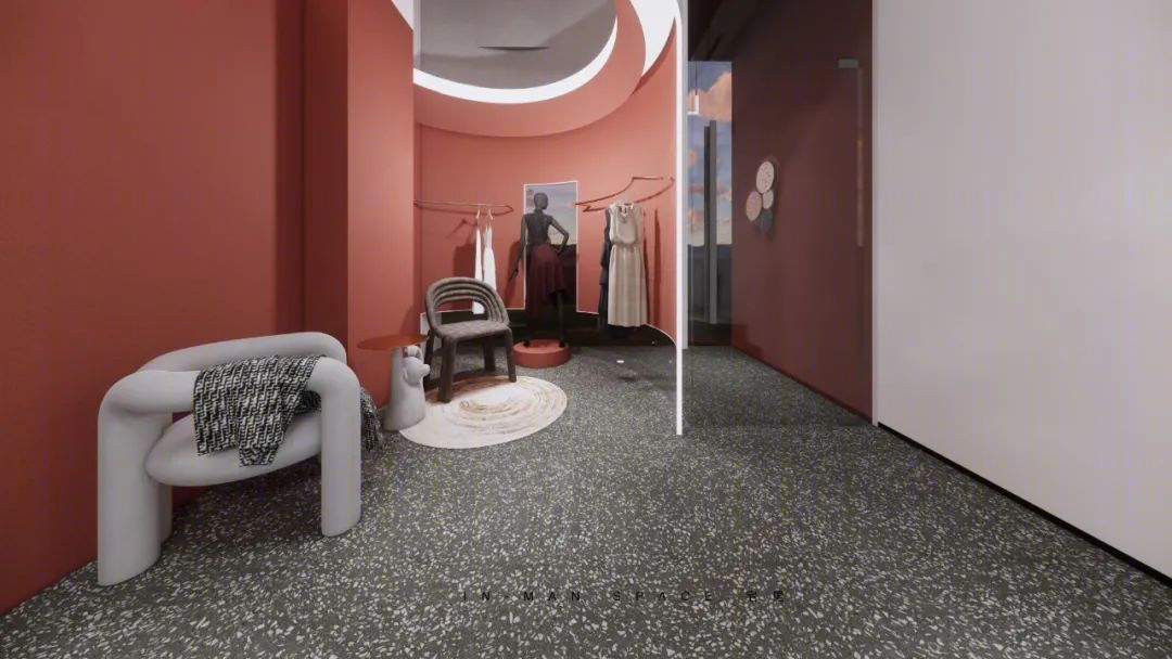 内江 57㎡简约服装店,宅男空间设计展现“小撞大”魅力-25