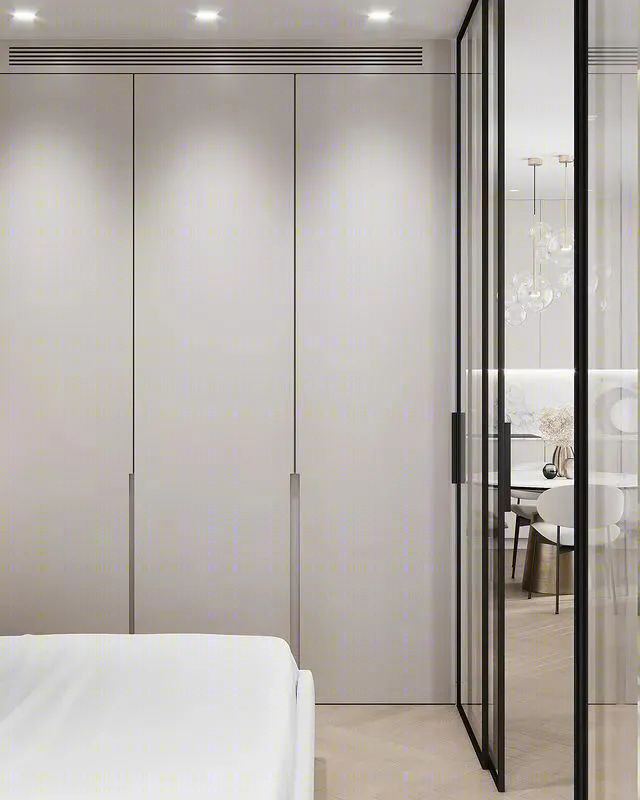 莫斯科 55㎡极简公寓丨俄罗斯莫斯科丨Dzerassa Design-22