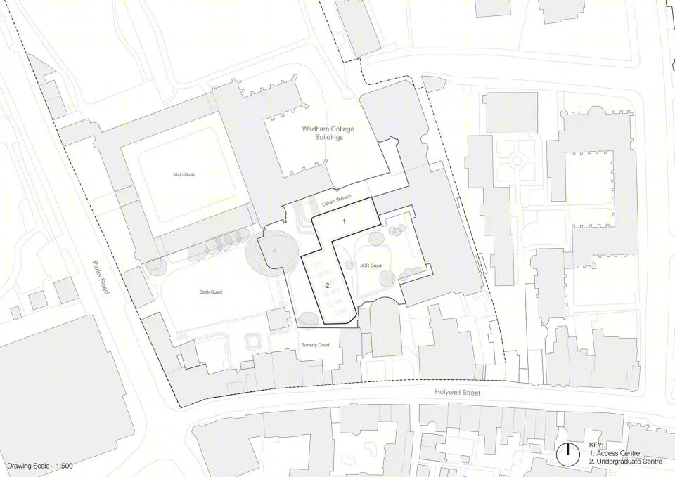 牛津 Wadham 学院新楼丨英国牛津丨AL_A-40