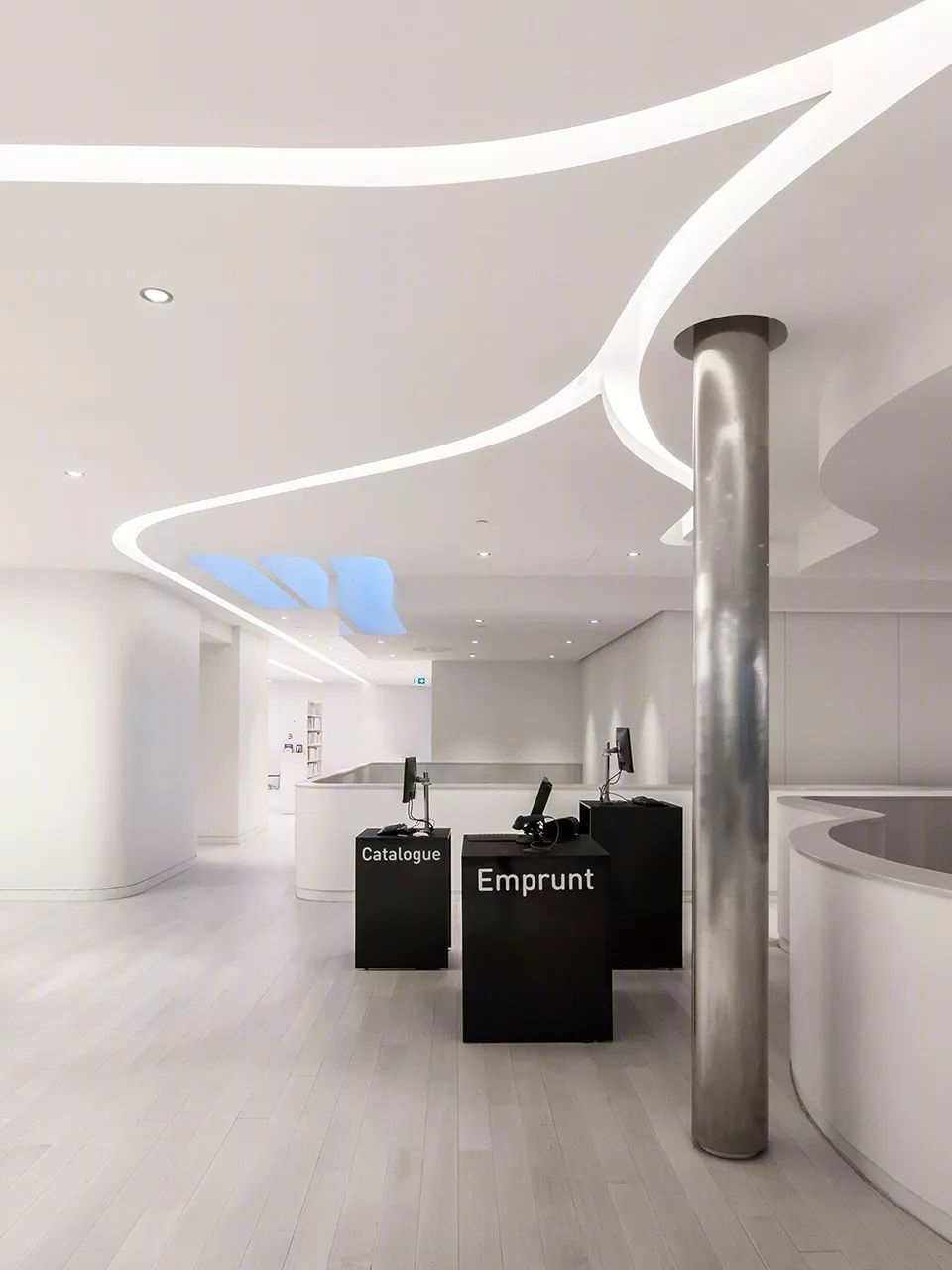 加拿大德拉蒙德维尔图书馆 | 环保、灵活的公共空间-71