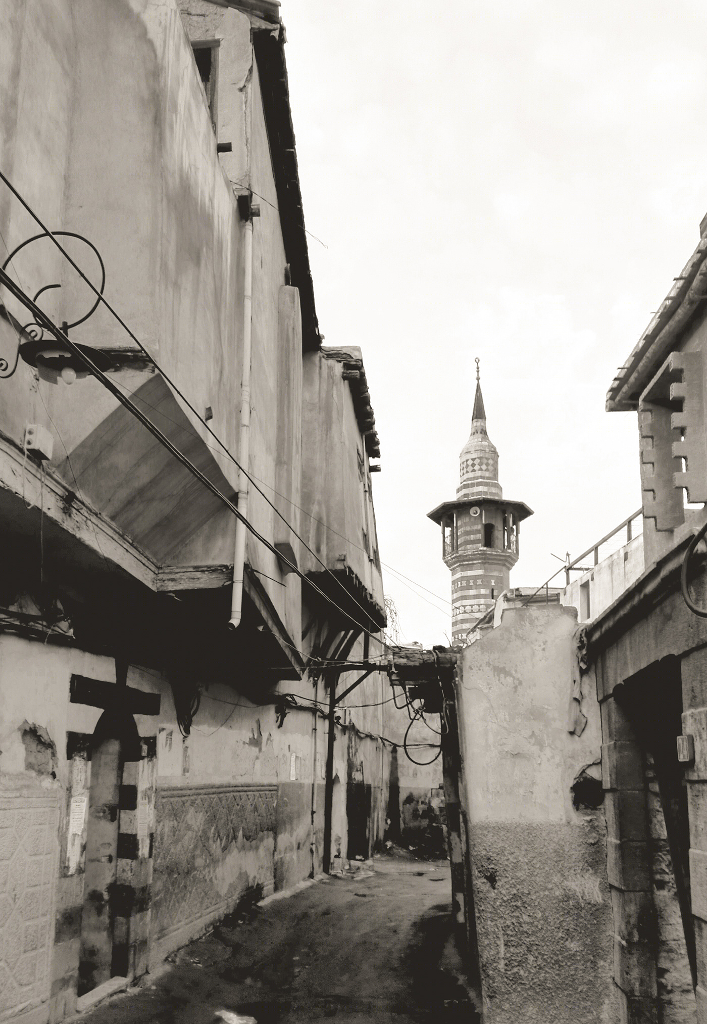Anastasiya Gushchina丨公寓建筑丨Black And White Old Damascus-4