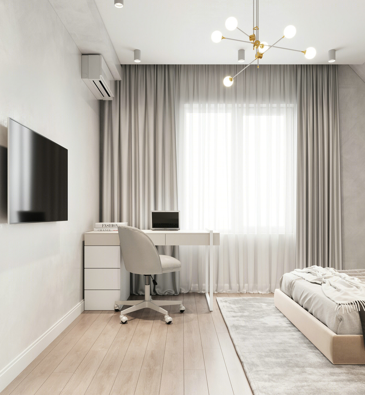 浅色系空间设计 打造温馨与时尚的共存-11