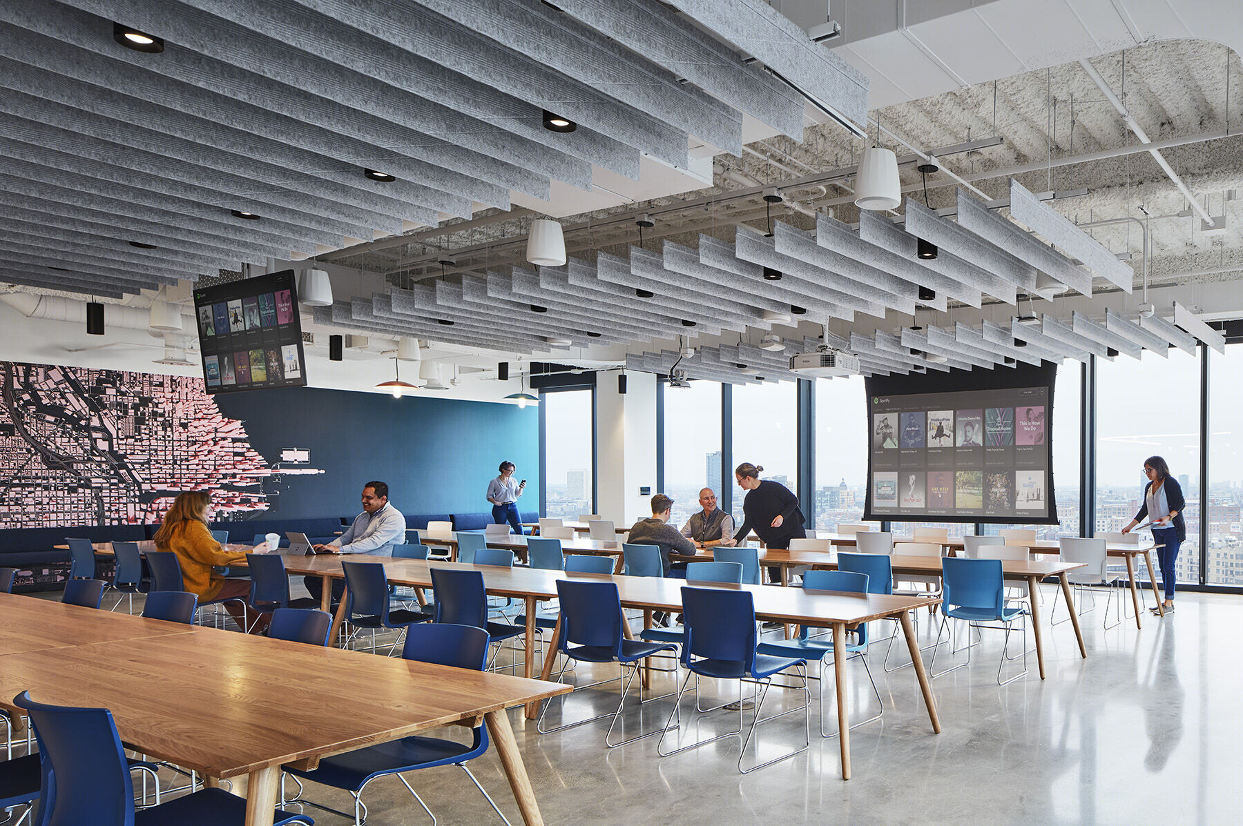 灵动曲线,连接无界限的办公空间丨美国芝加哥-9