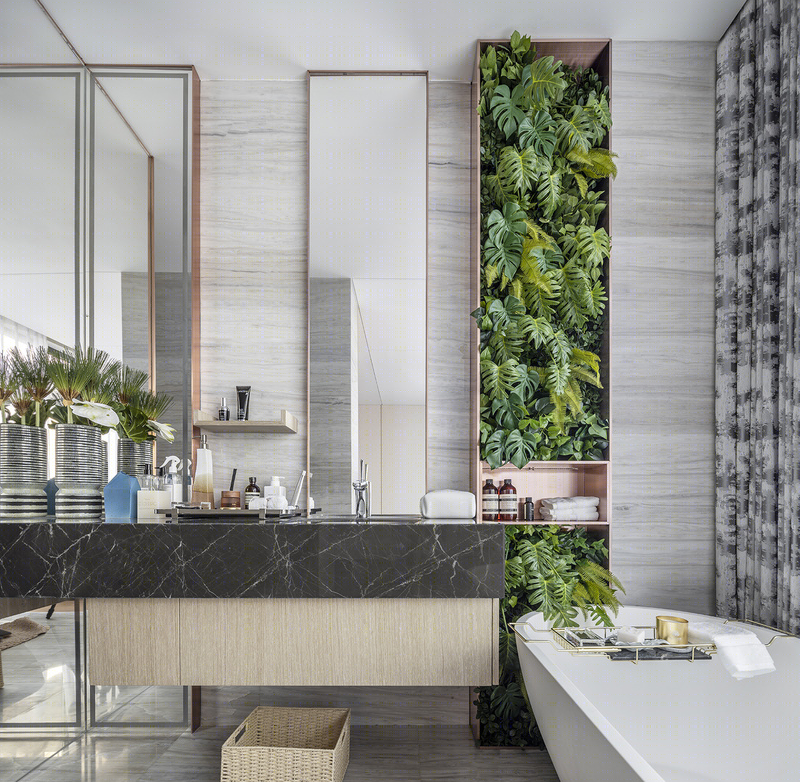 李娜设计咸阳外滩一号样板间 打造空中庭院江景豪宅-51