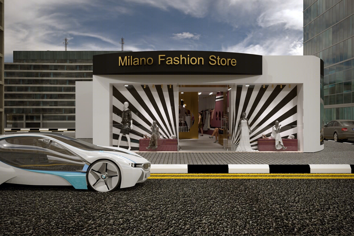Anastasiya Gushchina丨服装店丨Milano Fashion Store-0
