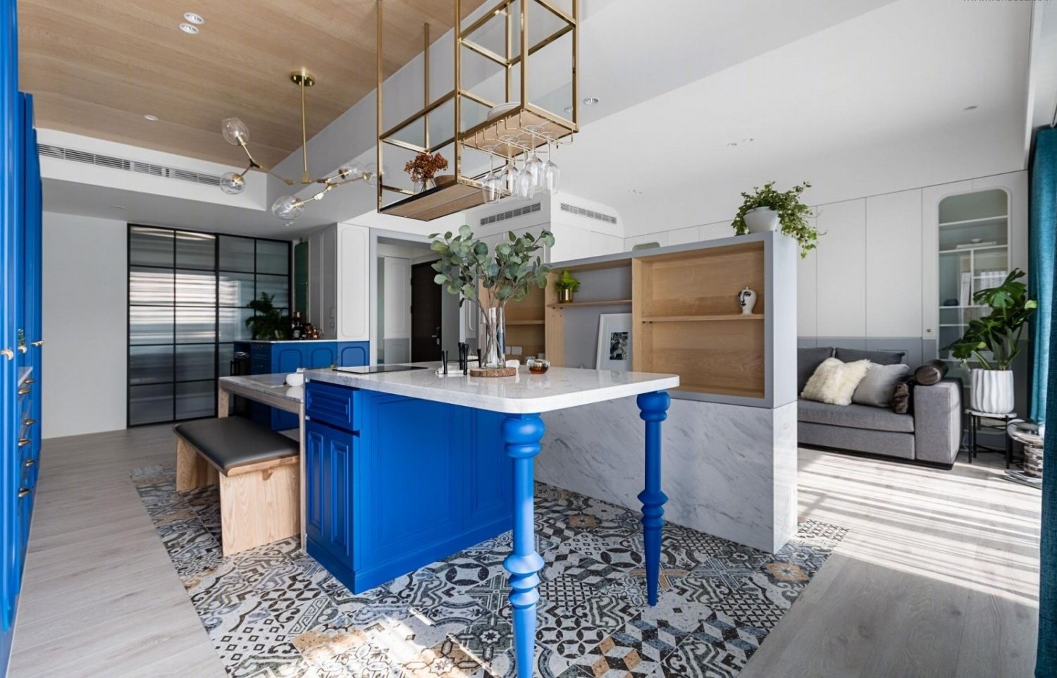 沁蓝晴山——异国风情的浪漫空间设计-41