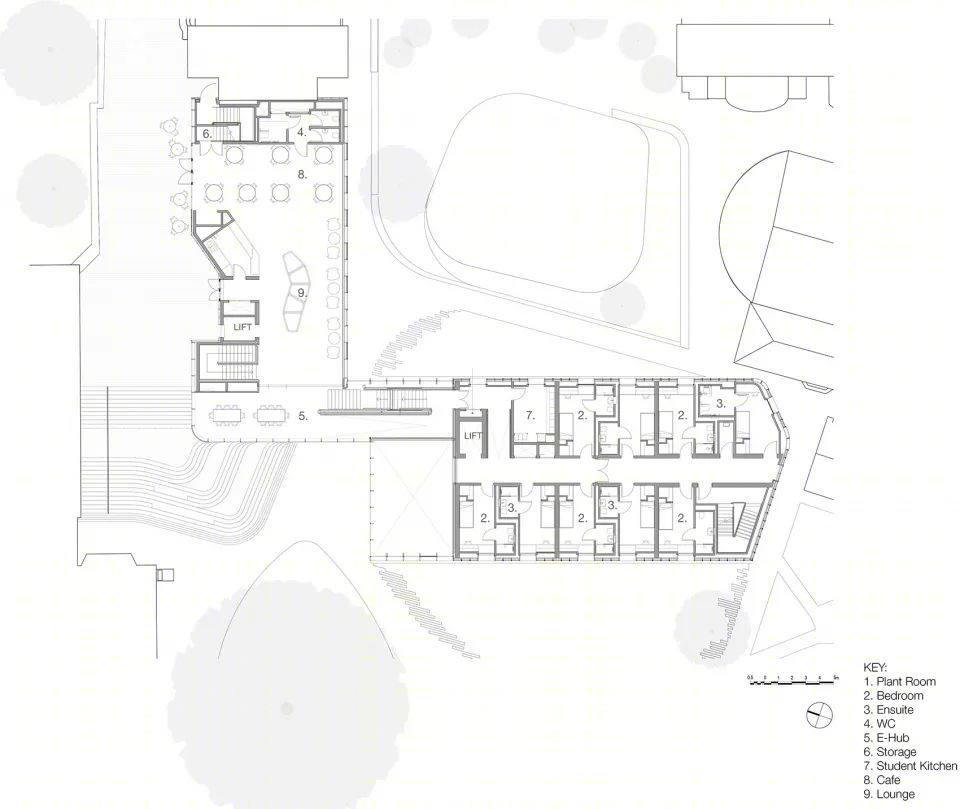 牛津 Wadham 学院新楼丨英国牛津丨AL_A-44