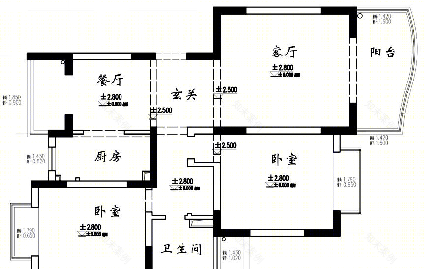 自然温馨的极简大横厅改造丨中国上海-6