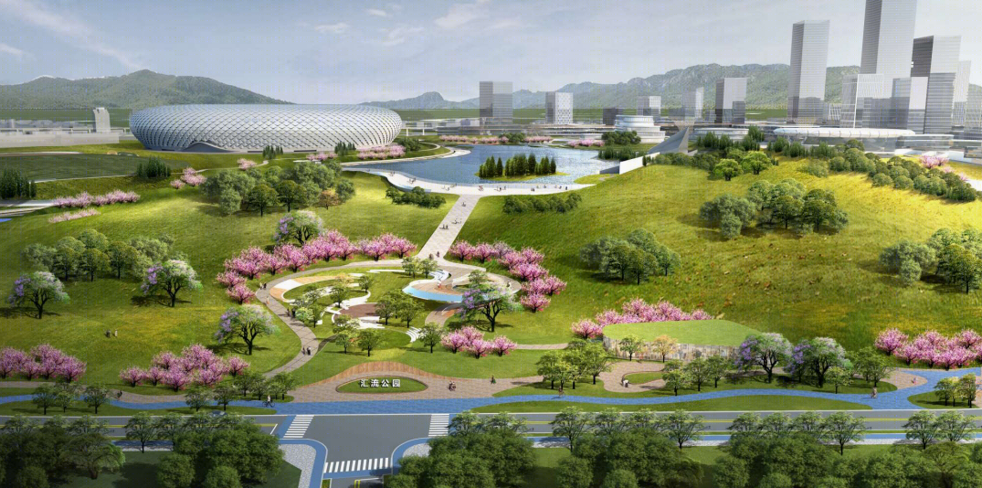 汇流公园 · 水城融合的生态景观设计丨中国成都丨万盖美式建筑-39