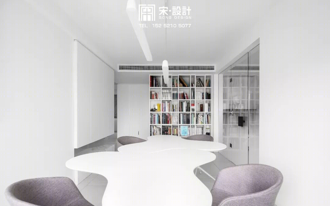 《无风》——极简白色空间，打造舒适办公环境-16