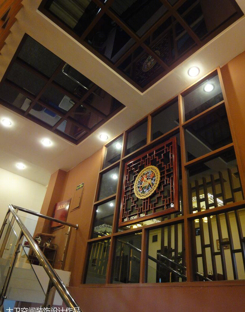 成都板栗养生鸡店——古韵金箔，精品酒店氛围的餐饮空间-7