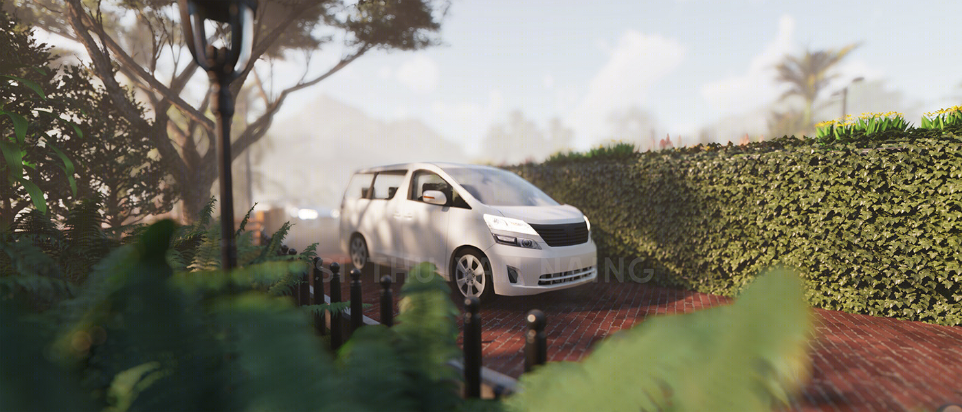 Anastasiya Gushchina丨庭院丨Architecture Animation Project with Rangoon-5