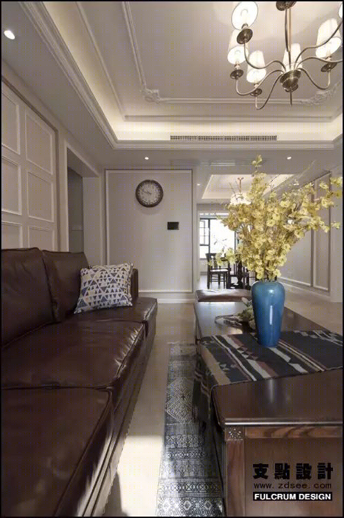 武汉中海琴台华府 120 平米现代美式混搭风-32