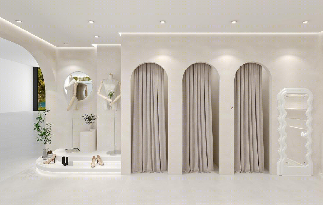 94m²服装店℃ 简约风-7