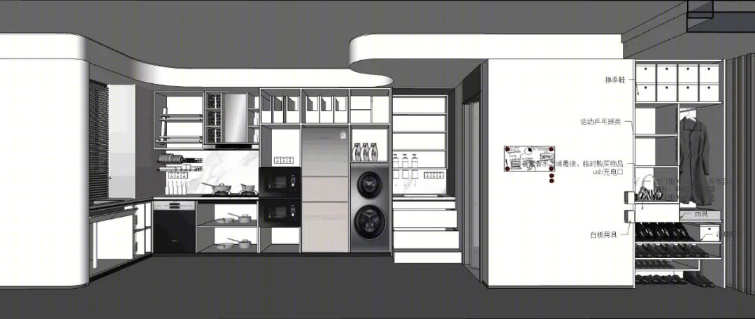 30 平米小空间多功能舒适家居丨中国天津丨Q.H DESIGN TEAM-35