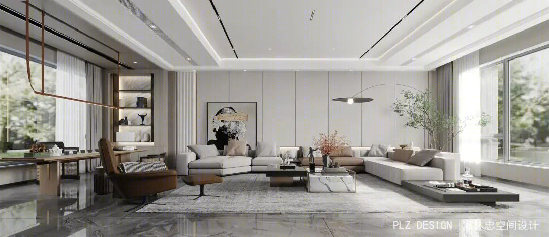 现代慢生活 · 770m²独栋住宅的诗意与自由丨潘林忠空间设计-35