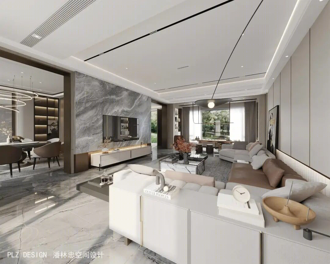 现代慢生活 · 770m²独栋住宅的诗意与自由丨潘林忠空间设计-36