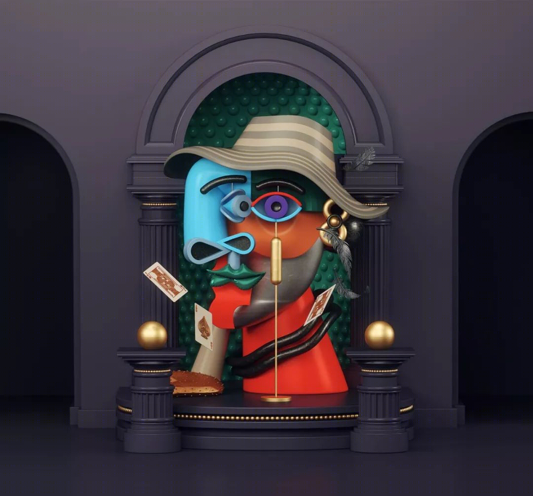 梦幻色彩的 3D 艺术盛宴-138