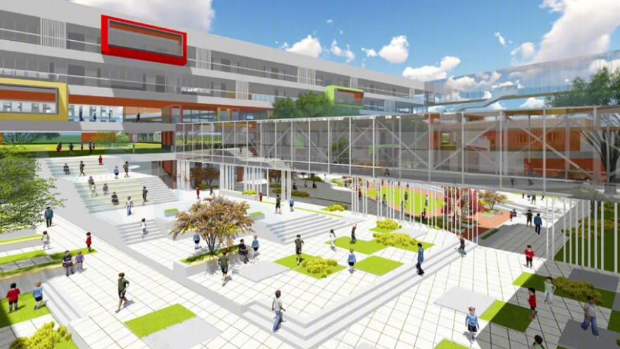 上海兰生复旦学校青浦分校丨中国青浦丨上海华都建筑规划设计有限公司(HDD)-36
