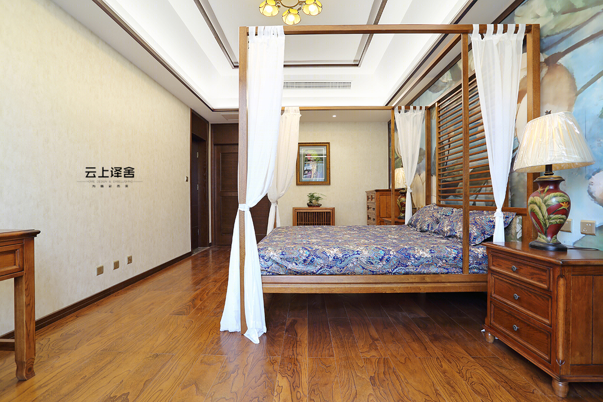 淄博曦园 185㎡东南亚风家居,简约现代与原始自然的完美融合-43